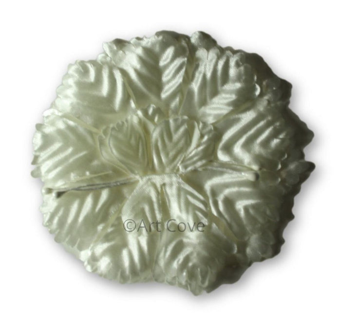 Ivory Capia Flowers Bulk Wholesale Flat Carnation Base 144 Pieces - artcovecrafts.com