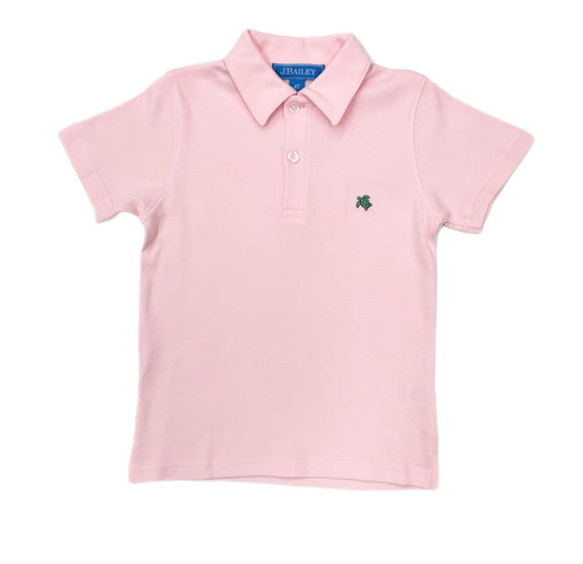 J. Bailey Pink Short Sleeve Polo