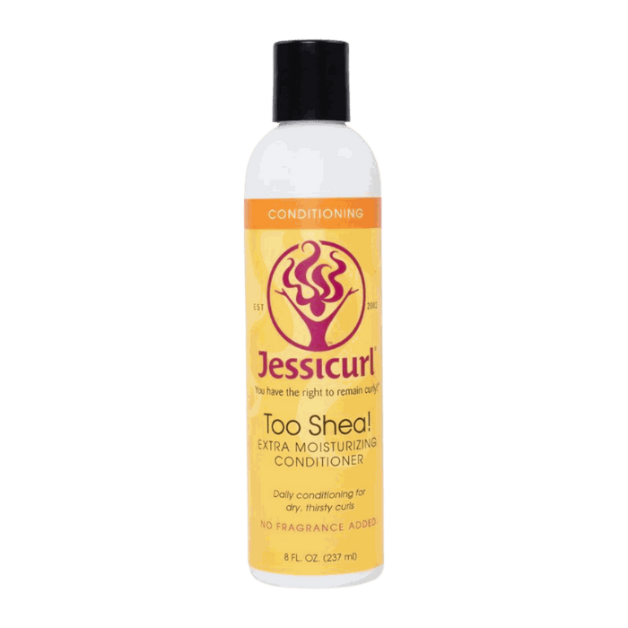 Jessicurl Too Shea! Extra Moisturizing Conditioner for dry, coarse curls with shea butter and natural oils