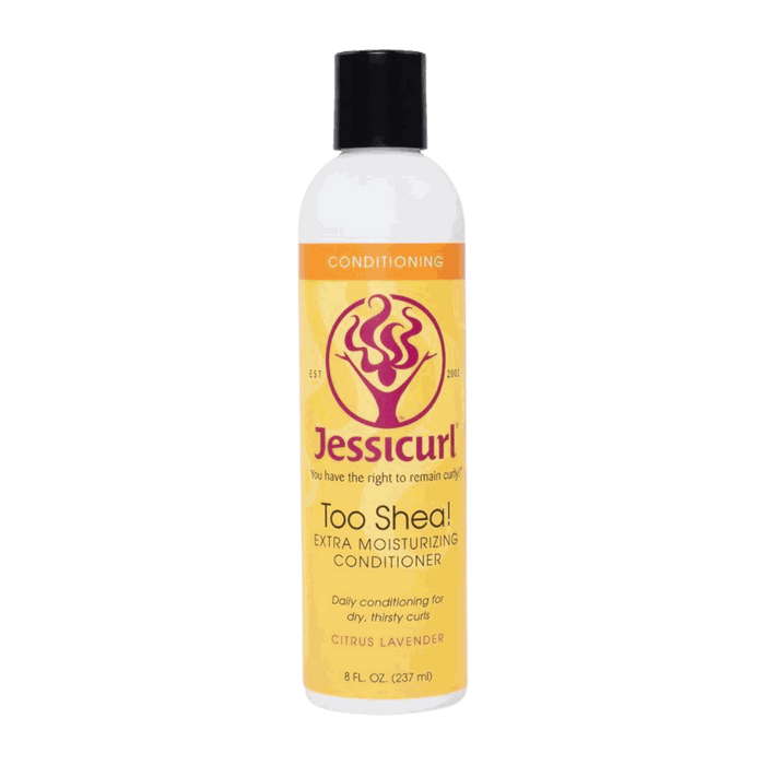 Jessicurl Too Shea! Extra Moisturizing Conditioner for dry, coarse curls with shea butter and natural oils