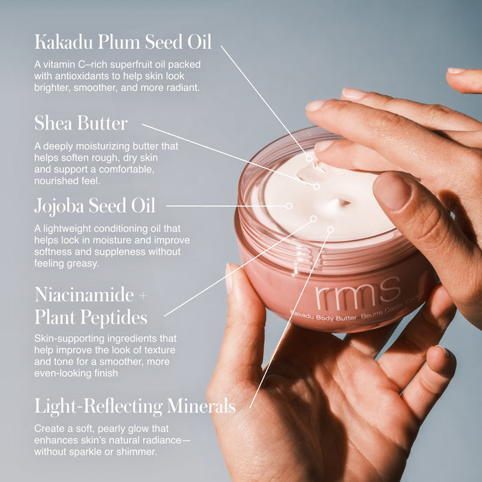 RMS Beauty-Kakadu Body Butter-Body-810170741760-LLBC-KAKADU-BODY-BUTTER-INGREDIENTS-The Detox Market |