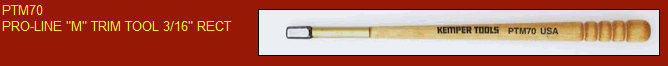 PTM70 - 3/16" Small Rectangle