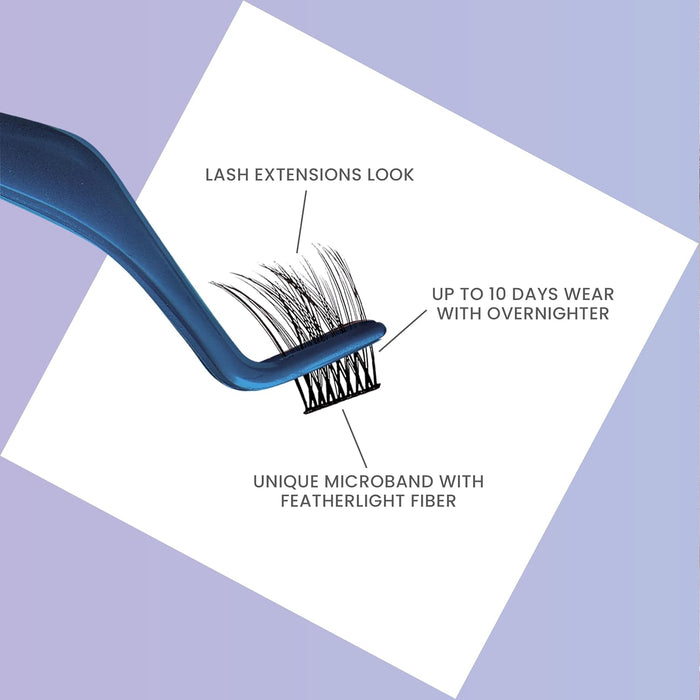 KISS FALSCARA multi pack lengthning wisps رموش صناعية طرفية لزيادة الطول