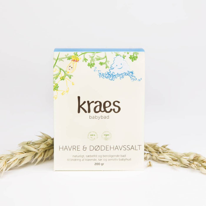 Kraes - babybad havre & dødehavssalt - 600 g.