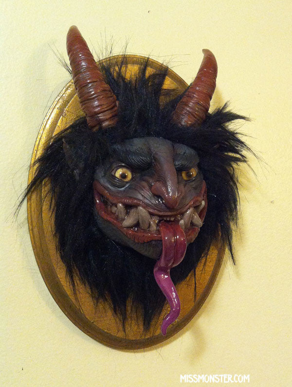 KRAMPUS TROPHY HEAD