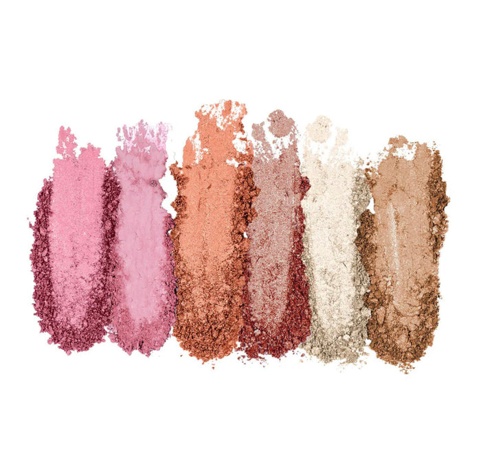 LA COLORS So Cheeky Blush & Highlights Pallet Pink And Playful