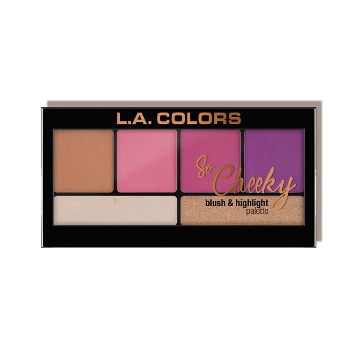 LA COLORS So Cheeky Blush & Highlights Pallet Sweet And Sassy