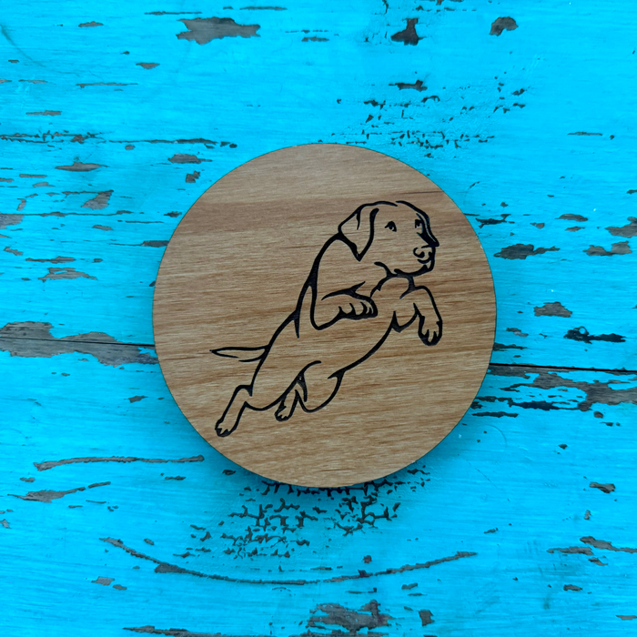 Labrador Retriever Coaster Set