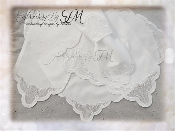 Lace Corner Design / 5x7 hoop