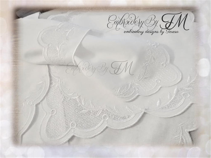 Lace Corner Design / 5x7 hoop