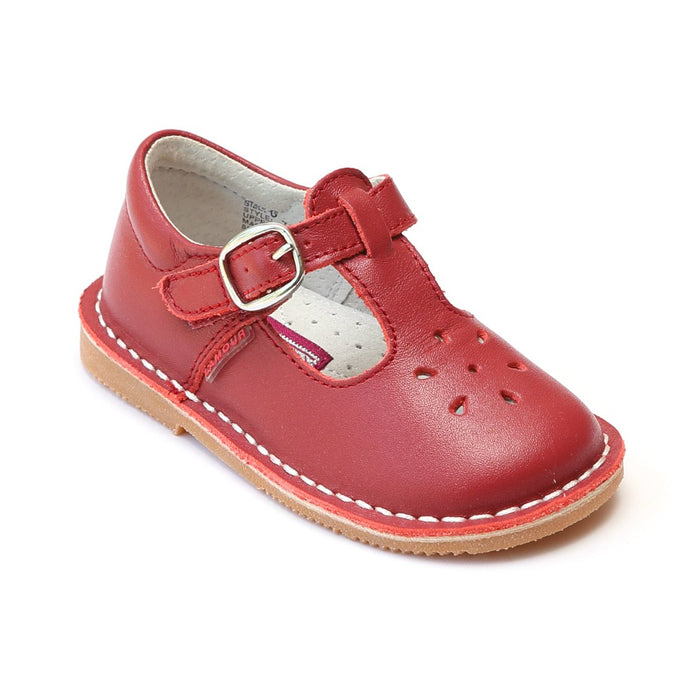 L'Amour Red T Strap