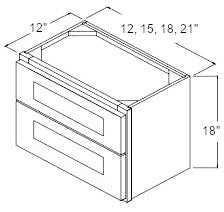 Lancaster Blue- Counter Top Drawer