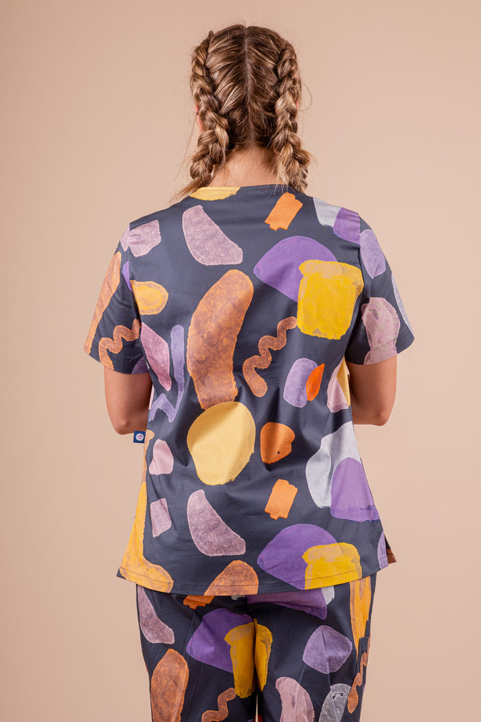 Landscape - Women's Printed Scrub Top