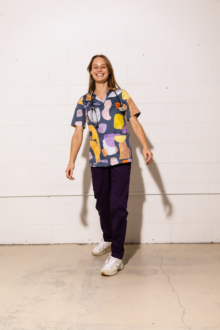 Landscape - Women's Printed Scrub Top