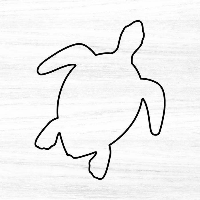 Large Sea Turtle Acrylic Router Template