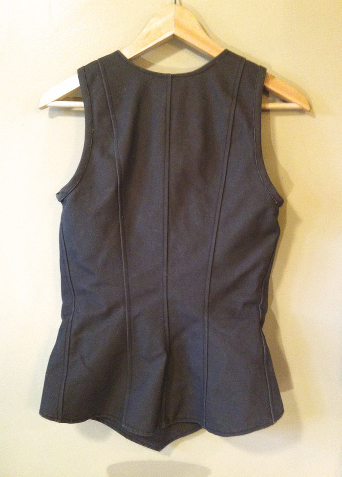 LASTWEAR BROWN OLIVE CANVAS "TEASDALE" UNDERBUST VEST