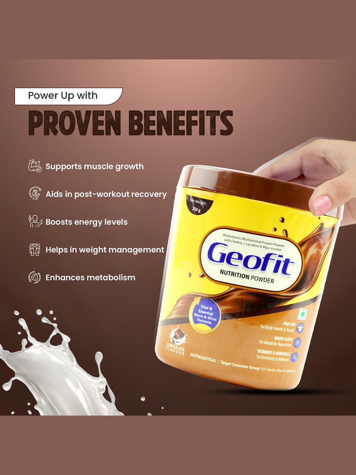 Leeford Geofit Protein Powder Chocolate (250 g)