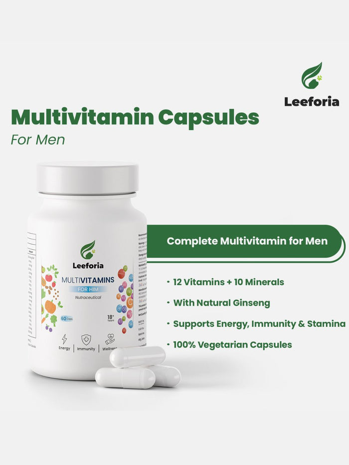 Leeforia Multivitamin For Him (60 Capsules)