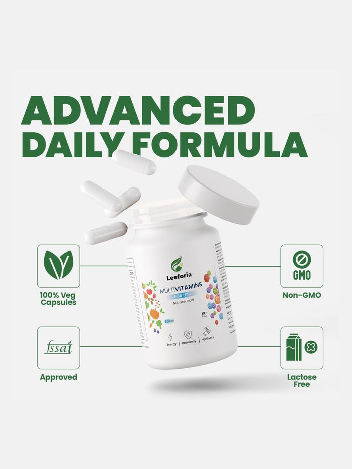 Leeforia Multivitamin For Him (60 Capsules)