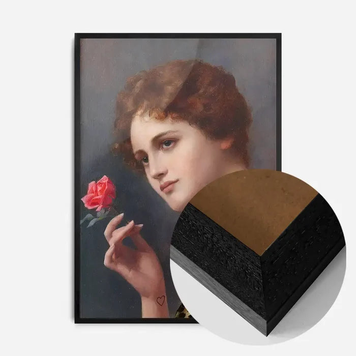 21x30cm | 8¼ x 11¾in / Black Wood Frame