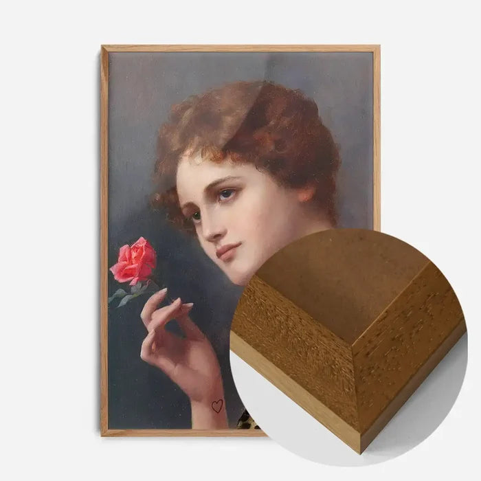 21x30cm | 8¼ x 11¾in / Oak Wood Frame