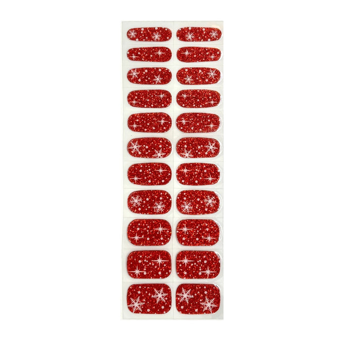 Let it Snow No Light Gel Nail Wraps (NLG)