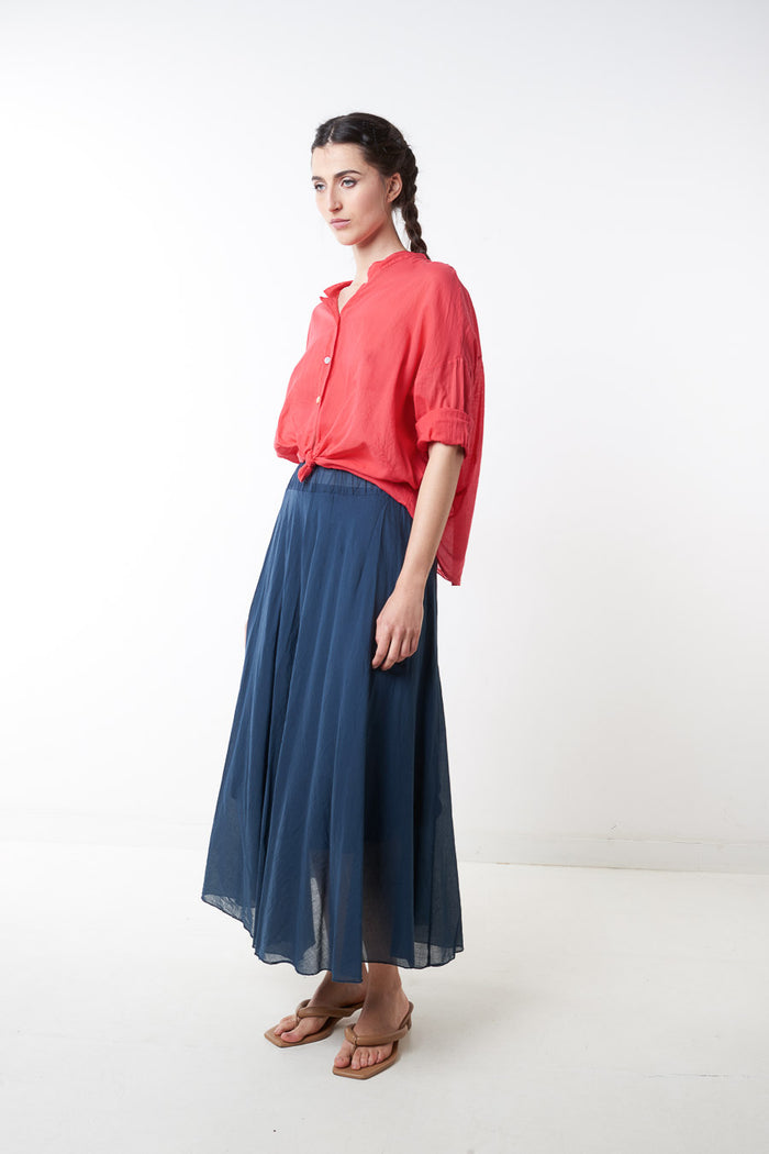 Lightweight flowy sheer midi skirt wholesale