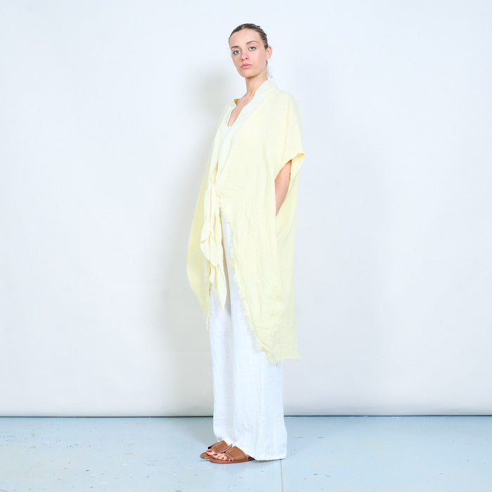Lightweight front tie loose cardigan wholesale