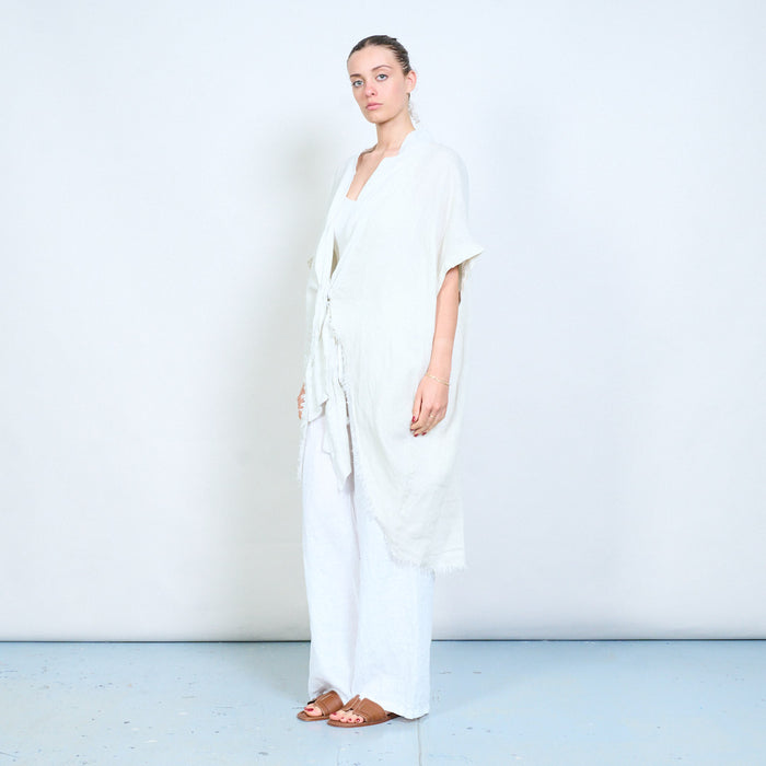 Lightweight front tie loose cardigan wholesale