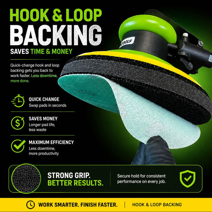 LiME LiNE 6" Automotive Dual Action Orbital Sander for Custom Painting & Auto Body