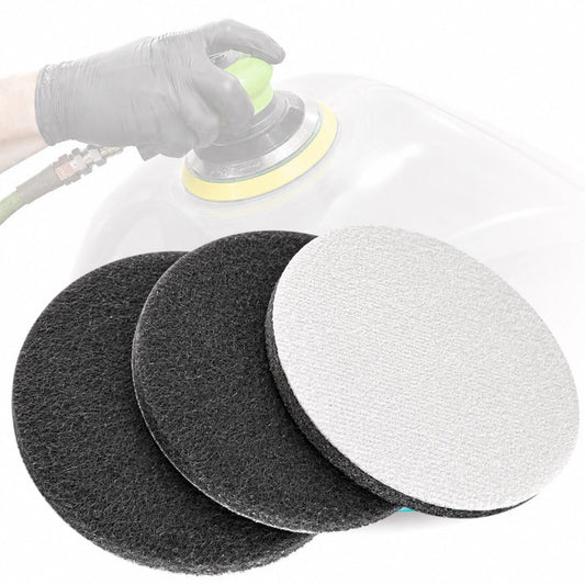 LiME LiNE 6" Hook & Loop Scuffing Discs for Orbital Dual Action Sanders (Grey)