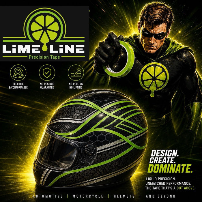 LiME LiNE Precision Tapes Bundle - 3x 1/8 inch + 2x 1/16 inch + 1x 1/4 inch + 6 Blades