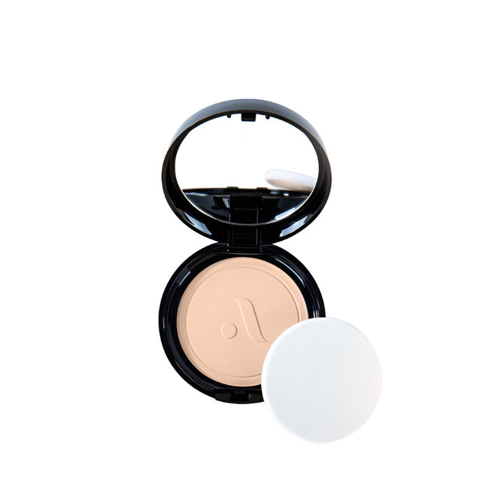 ABSOLUTE NEW YORK compact pressed powder foundation with mirror and sponge long-lasting foundation for all skin types