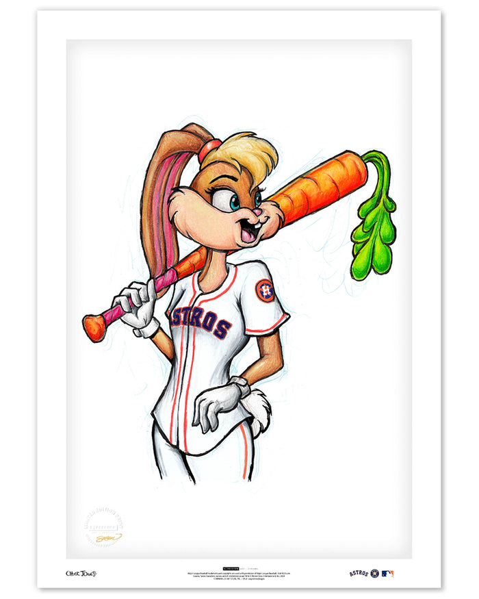 Lola Bunny x MLB Astros Limited Edition Art Print
