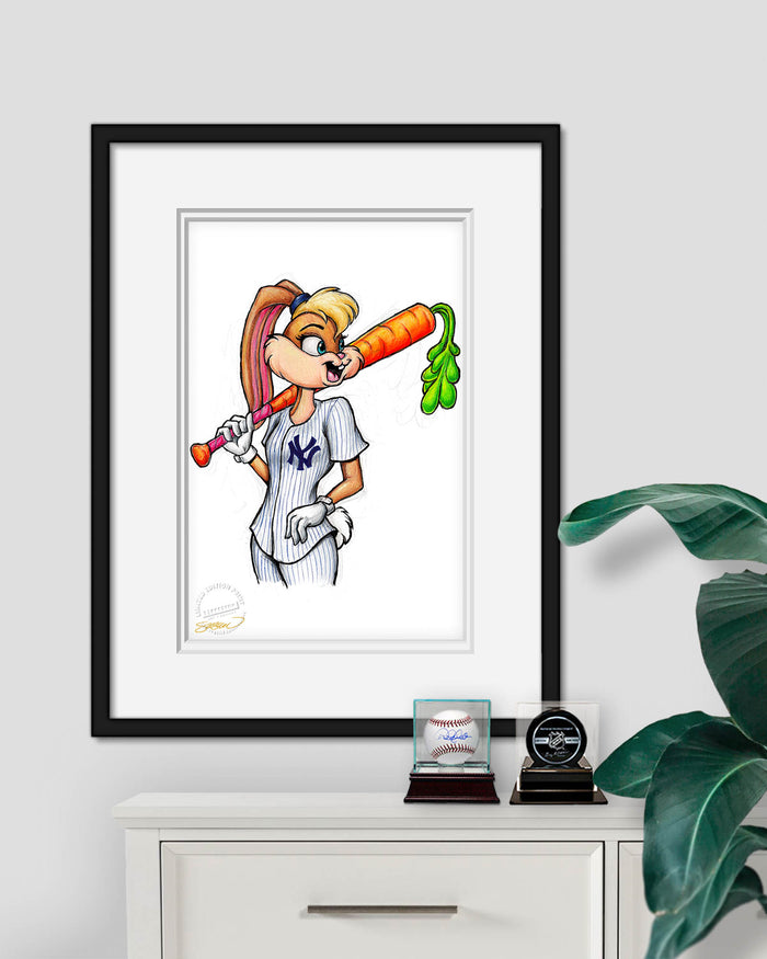 Lola Bunny x MLB Yankees Limited Edition Art Print