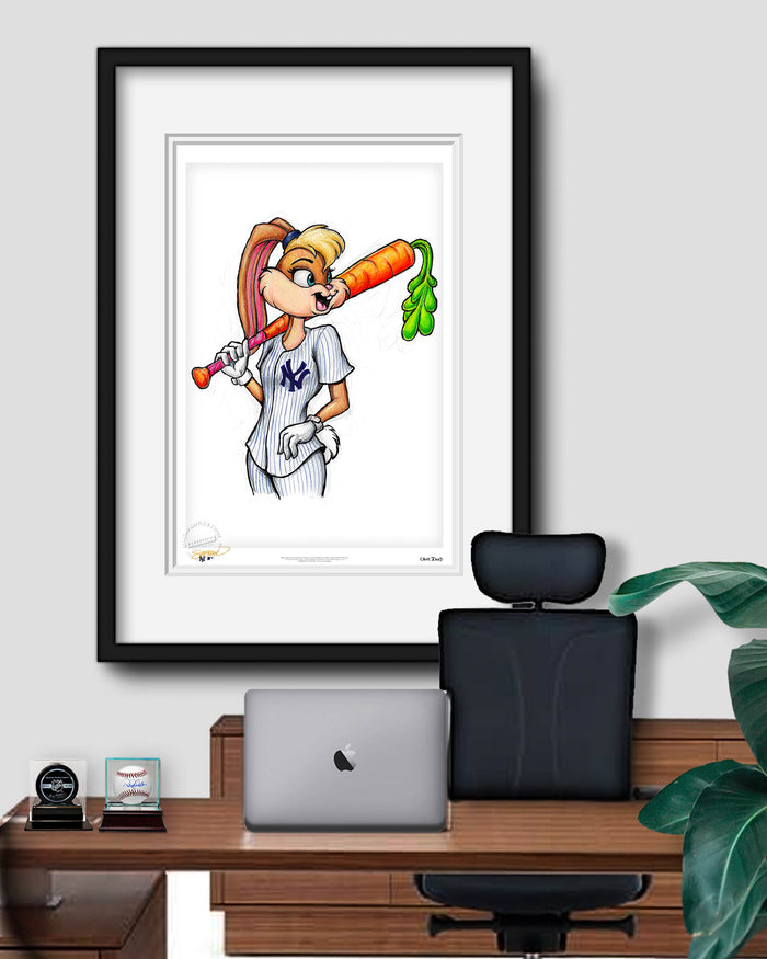 Lola Bunny x MLB Yankees Limited Edition Art Print