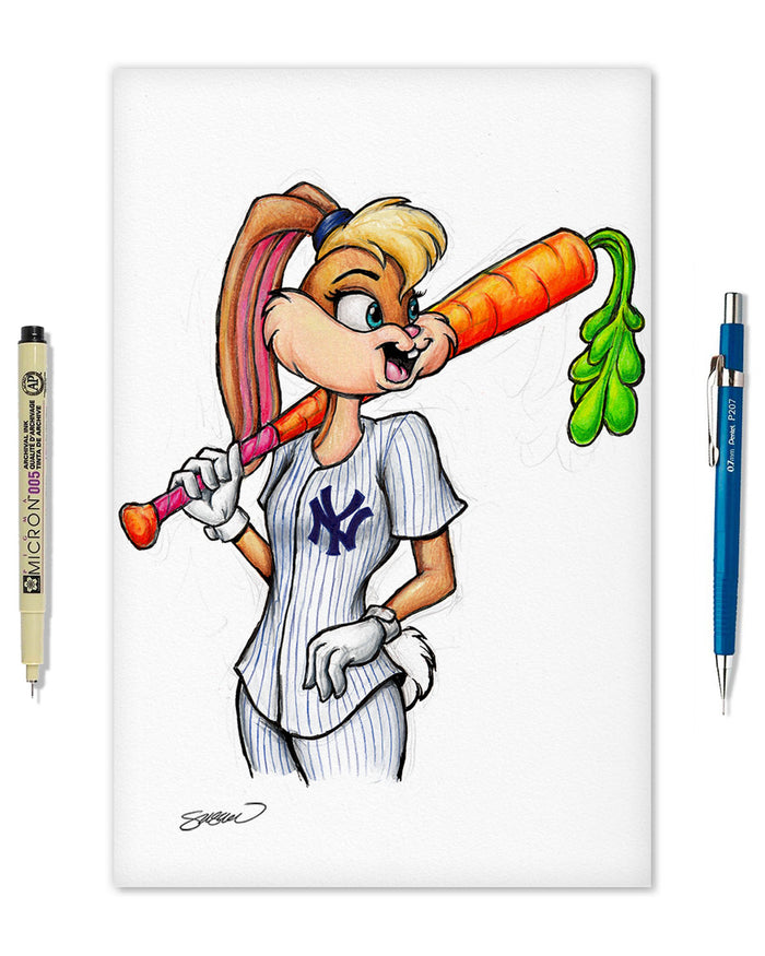 Lola Bunny x MLB Yankees Limited Edition Art Print