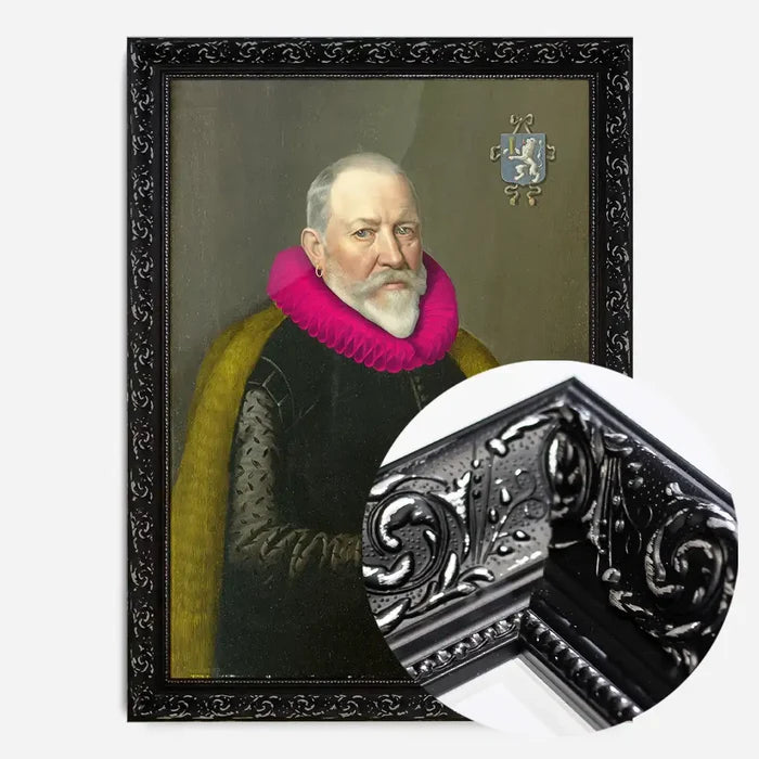 21x30cm | 8¼ x 11¾in / Black Ornate Frame