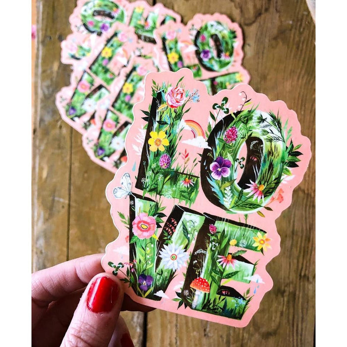Love Grows Sticker