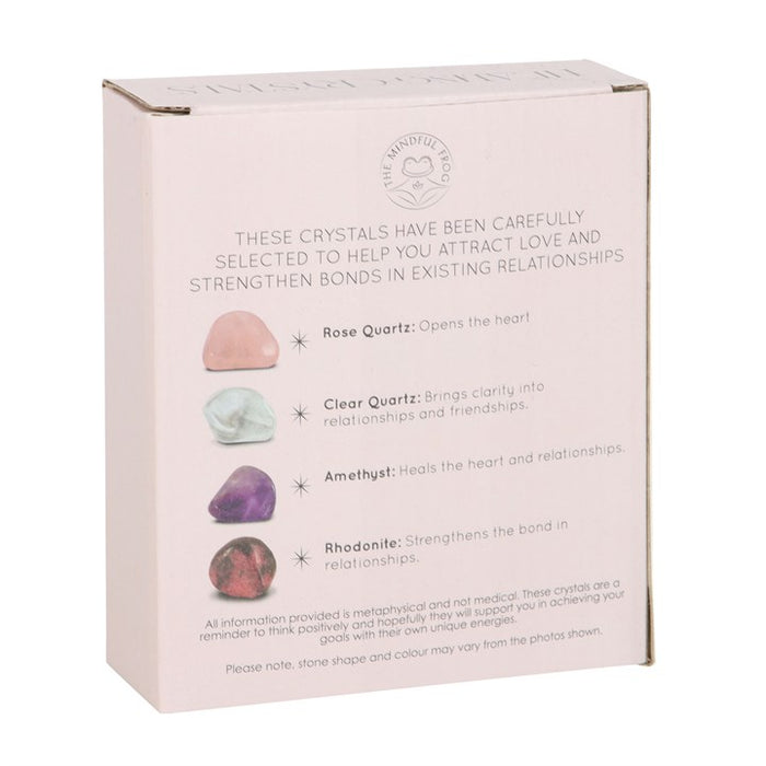 Love Healing Crystal Set with Moon Trinket Dish 🇬🇧