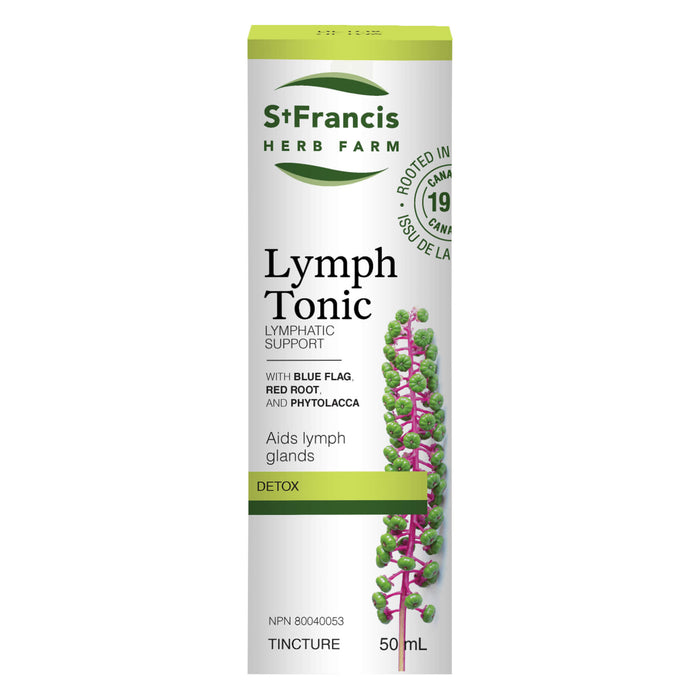 Box of St. Francis Herb Farm Lymph Tonic 50ml