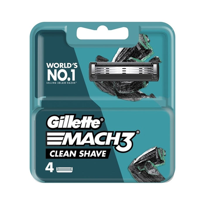 GILLETTE Mach3 Clean Shave Cartridges Refill (2 Counts/4Counts) | Isetan KL Online Store