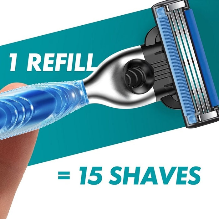 GILLETTE Mach3+ Fresh Cartridge Refill 6s | Isetan KL Online Store