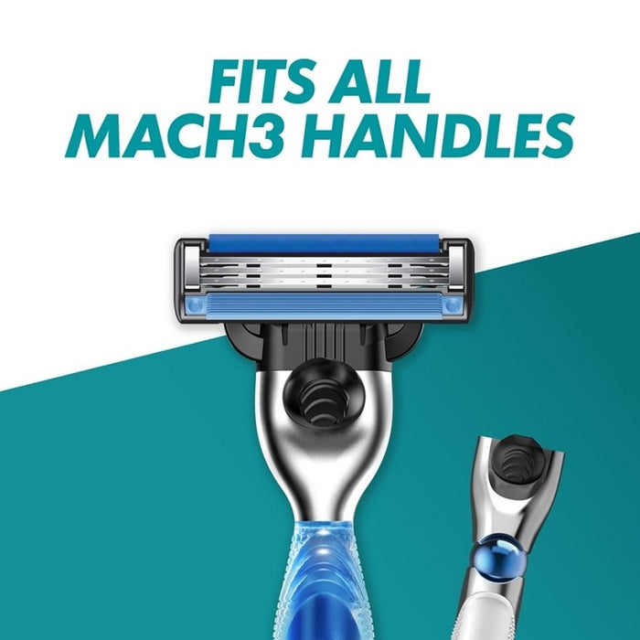 GILLETTE Mach3+ Fresh Cartridge Refill 6s | Isetan KL Online Store