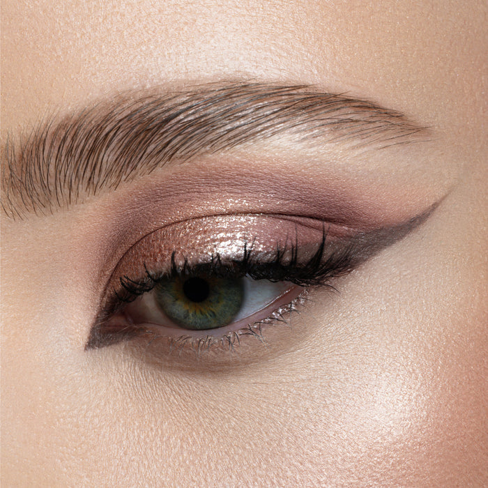 Macro Tech Eye Crayon shade 'Taupe' model look - eye close-up.
