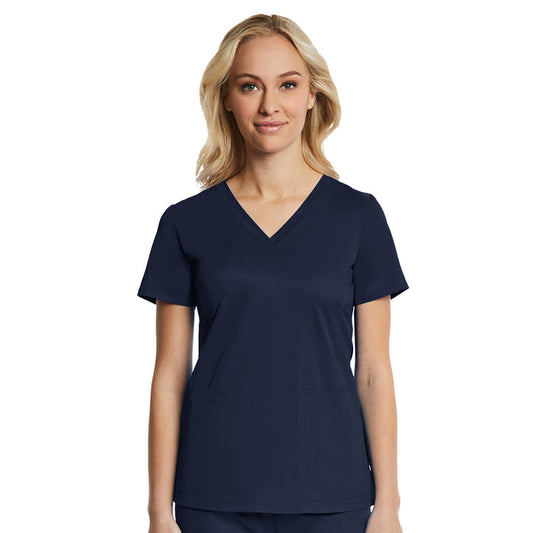 Maevn EON Sport Multi-Pocket V-Neck Scrub Top
