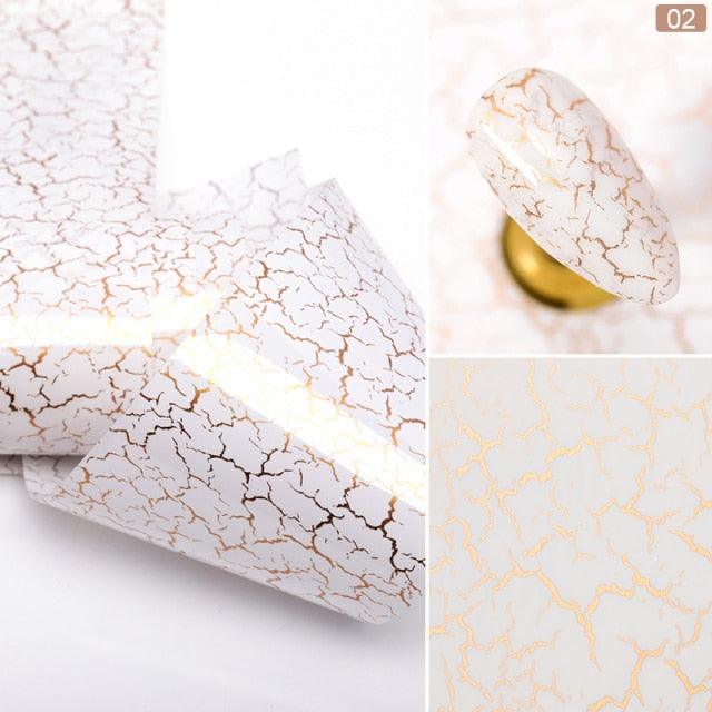 Maple Leaves Nail Foil Stickers