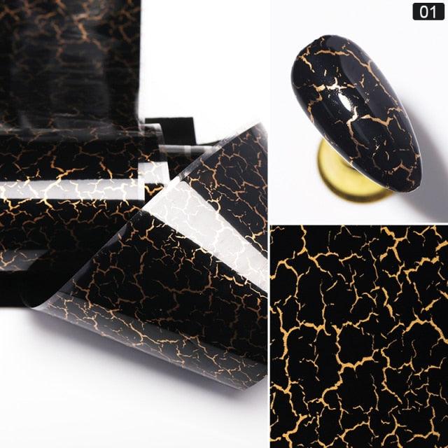 Maple Leaves Nail Foil Stickers