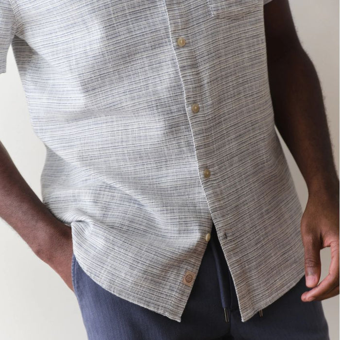 Marine Layer Men's Short Sleeve Selvage Classic Shirt