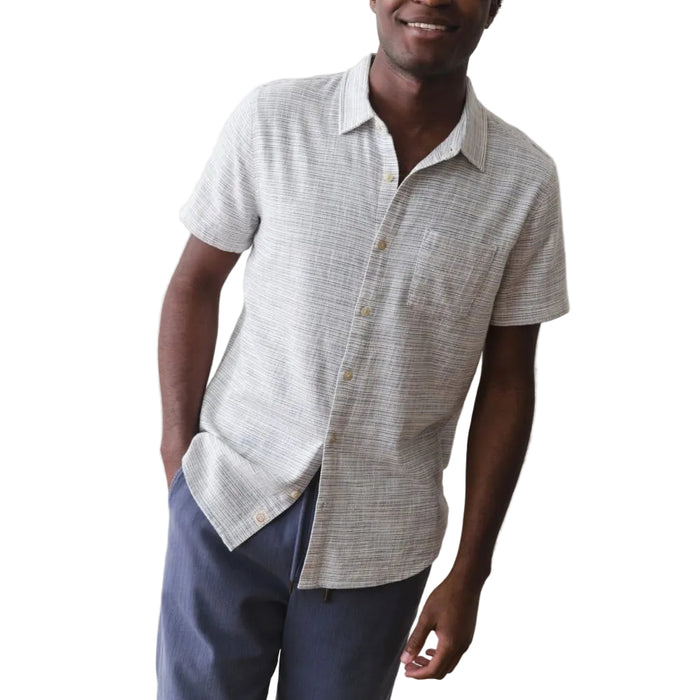 Marine Layer Men's Short Sleeve Selvage Classic Shirt